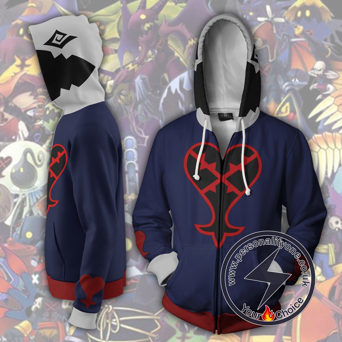 Kingdom Hearts Hoodie - Heartless Jacket